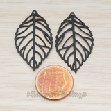 PD.210-01 // SMALL Leaf Pendant, 4 Pc