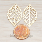 PD.210-01 // SMALL Leaf Pendant, 4 Pc