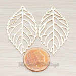 PD.210-02 // MEDIUM Leaf Pendant, 4 Pc