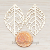 PD.210-02 // MEDIUM Leaf Pendant, 4 Pc