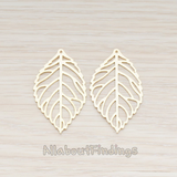 PD.210-02 // MEDIUM Leaf Pendant, 4 Pc