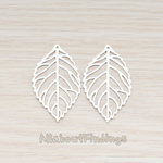 PD.210-02 // MEDIUM Leaf Pendant, 4 Pc