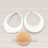 PD.231 // Double Fan Teardrop Pendant, 2 Pc