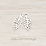 PD.236 // Bipinnate Leaf Pendant, 2 Pc