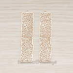 PD.292-02 // Large Mesh Bar Rectangle Pendant, 2 Pc