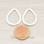 PD.300-05 // Simple Small Teardrop Link Pendant, 2 Pc