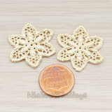 PD.302 // Star Flower Lace Pendant, 2 Pc