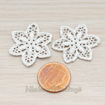 PD.302 // Star Flower Lace Pendant, 2 Pc