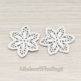 PD.302 // Star Flower Lace Pendant, 2 Pc