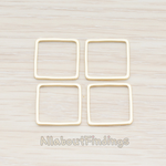 PD.303-04 // 15mm Simple Square Link Pendant, 4 Pc