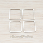 PD.303-04 // 15mm Simple Square Link Pendant, 4 Pc