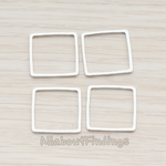 PD.303-04 // 15mm Simple Square Link Pendant, 4 Pc