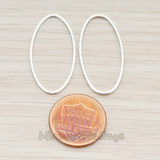 PD.304-02 // 15 x 30 mm Simple Oval Link Pendant, 2 Pc