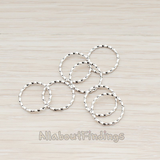 PD.358-01 // Twisted Round Link Pendant, 4 Pc