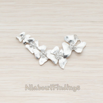 PD.376 // Quintuple Flower Pendant, 2 Pc