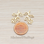 PD.420 // Mexican Aster Flower Pendant, 2 Pc