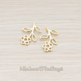 PD.420 // Mexican Aster Flower Pendant, 2 Pc