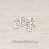 PD.420 // Mexican Aster Flower Pendant, 2 Pc