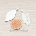 PD.431 // Banana Leaf Pendant, 2 Pc