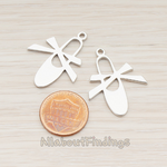 PD.452 // Ballerina Slippers Pendant, 2 Pc