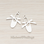 PD.452 // Ballerina Slippers Pendant, 2 Pc