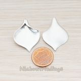 PD.455-02 // Wide Large Calla Flower Pendant, 2 Pc