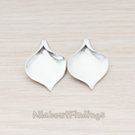 PD.455-02 // Wide Large Calla Flower Pendant, 2 Pc