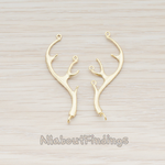 PD.463 // Antler Pendant, 2 Pc