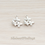 PD.466 // Cherry Blossom Connector Pendant, 2 Pc