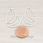 PD.467 // Teardrop Insect Wing Pendant, 2 Pc