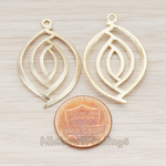 PD.472 // Oval Eye Pendant, 2 Pc