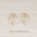 PD.472 // Oval Eye Pendant, 2 Pc