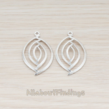 PD.472 // Oval Eye Pendant, 2 Pc