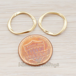 PD.473-01 // Swirl Round Link Pendant, 2 Pc