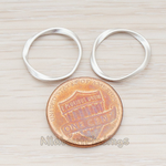 PD.473-01 // Swirl Round Link Pendant, 2 Pc