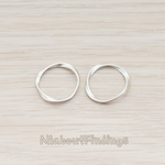 PD.473-01 // Swirl Round Link Pendant, 2 Pc