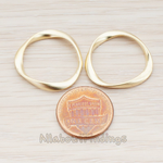 PD.473-02 // Swirl Round Large Link Pendant, 2 Pc