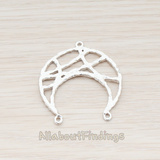 PD.474 // Crescent Moon Connector Pendant, 2 Pc