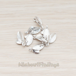 PD.476 // Twin Leaf Connector Pendant, 4 Pc