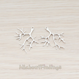 PD.485-01 // Tree Branch Pendant, 2 Pc
