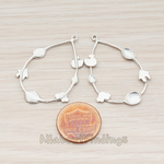 PD.496 // Cute Duck Mini House and Car on Teardrop Pendant, 2 Pc