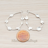 PD.496 // Cute Duck Mini House and Car on Teardrop Pendant, 2 Pc