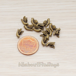 PD.497 //  Tiny Bird Pendant, 2 Pc