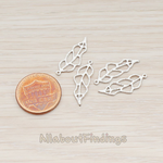 PD.503-01 // Skinny Leaf Pendant, 2 Pc