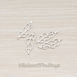PD.503-01 // Skinny Leaf Pendant, 2 Pc