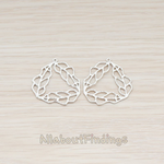 PD.503-02 // Skinny Leaf Triangle Pendant, 2 Pc