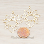 PD.506 // SunFlower Pendant, 2 Pc