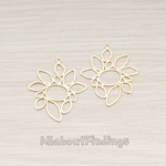 PD.506 // SunFlower Pendant, 2 Pc