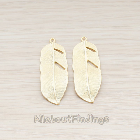 PD.510 // Feather Pendant, 2 Pc