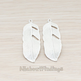 PD.510 // Feather Pendant, 2 Pc
